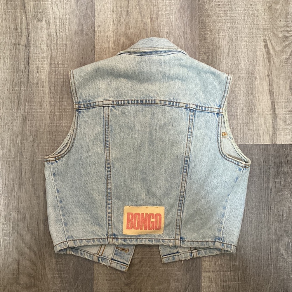Vintage denim vest